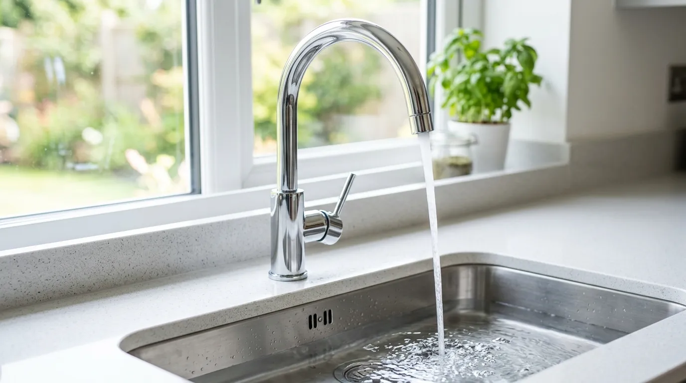 Local Plumbing Master Pros same day plumber fixing a faucet in Hamburg, MN
